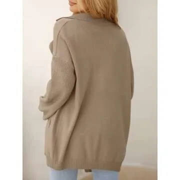 DEEP SELF Fall Cable Knit Cardigan for Women Outdoor