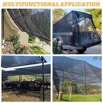 Cool Area 55% Sunblock Shade Cloth for Outdoor Use