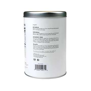 The Coffee Bean & Tea Leaf, French Deluxe Vanilla Powder, Coffee and Drink Powdered Creamer, 22 Ounc...