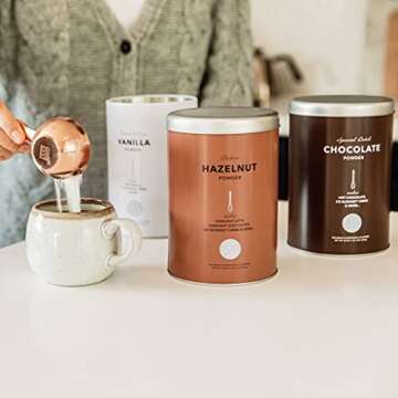 The Coffee Bean & Tea Leaf, French Deluxe Vanilla Powder, Coffee and Drink Powdered Creamer, 22 Ounce Container