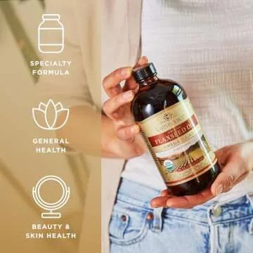 Solgar Earth Source Flaxseed Oil 16 fl oz - Organic & Non-GMO