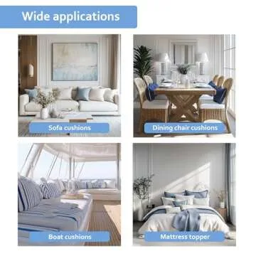 GoTo Foam Upholstery Cushion - Firm, Durable, Versatile