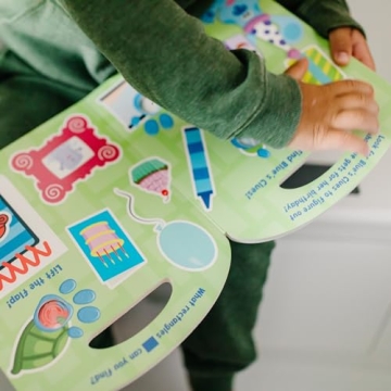 Melissa & Doug Blue's Clues & You! Children's Book - Poke-A-Dot: Shapes with Blue - FSC Certified