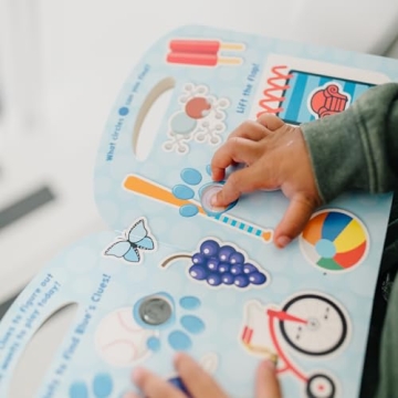 Melissa & Doug Blue's Clues & You! Children's Book - Poke-A-Dot: Shapes with Blue - FSC Certified