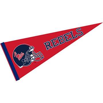 College Flags & Banners Co. Ole Miss Football Helmet Pennant