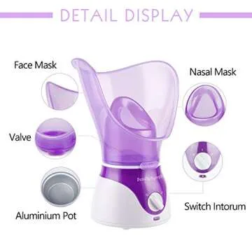 Beauty Nymph Facial Steamer for Radiant Skin Treatment