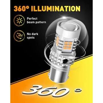 OXILAM 7507 LED Bulbs for Error-Free Turn Signals