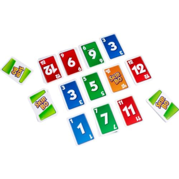 Mattel Games Skip-Bo Card Game for Family Fun and Travel