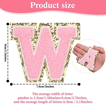 Personalize Fashion with 26 Iron-on Fabric Letters