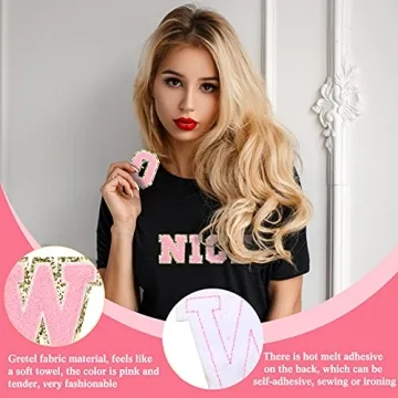 Personalize Fashion with 26 Iron-on Fabric Letters