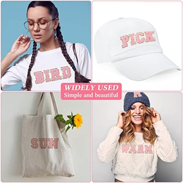 Personalize Fashion with 26 Iron-on Fabric Letters