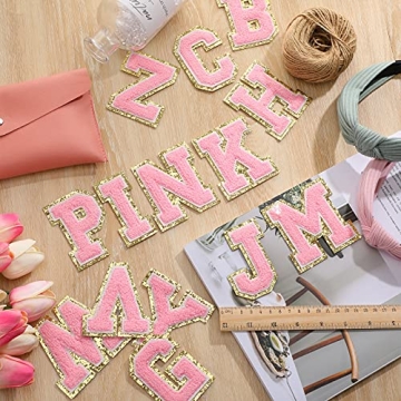 Personalize Fashion with 26 Iron-on Fabric Letters