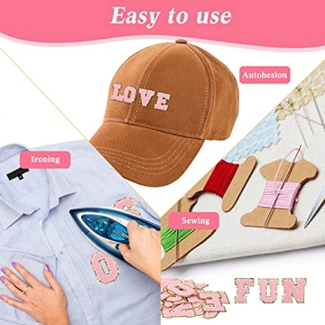 Personalize Fashion with 26 Iron-on Fabric Letters