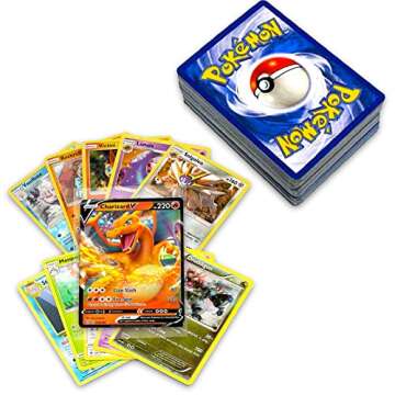 50+ Pokemon Cards Collection with 5 Holo Cards Guaranteed