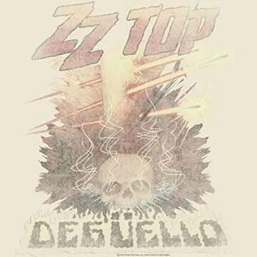 American Classics ZZ Top Rock Band Vintage Logo T-Shirt - Beige