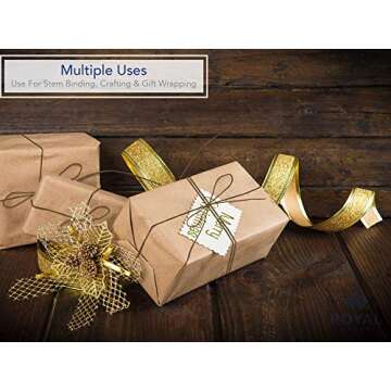 Durable Royal Imports Bind Wire for Floral Crafts and DIY