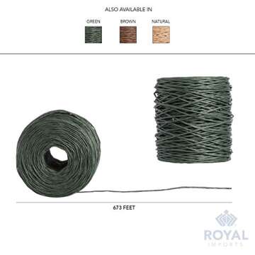 Durable Royal Imports Bind Wire for Floral Crafts and DIY