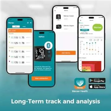 Meraw High Accuracy Blood Pressure Monitor for Home Use