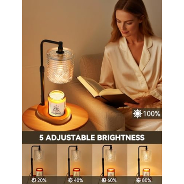 Elegant Candle Warmer Lamp with Timer for Safe Use