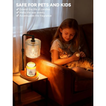 Elegant Candle Warmer Lamp with Timer for Safe Use
