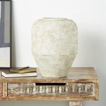 Deco 79 Rustic Metal Decorative Vase for Home Decoration