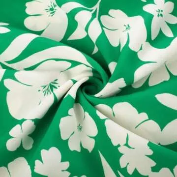 GRACE KARIN Women's 2025 Summer Floral Print Flowy A Line Dresses Sleeveless Smocked Casual Maxi Dress with Pockets