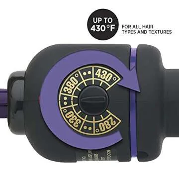 HOT TOOLS Professional Ceramic + Tourmaline Curling Iron/Wand for Healthy Looking Curls, 2 Inches