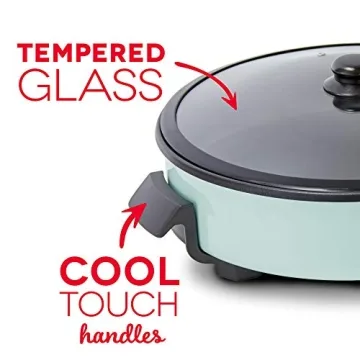 Dash Family Electric Skillet with 14 Inch Nonstick Cooking Surface