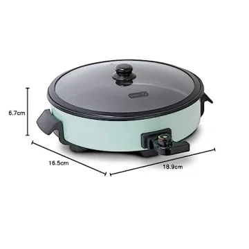 Dash Family Electric Skillet with 14 Inch Nonstick Cooking Surface
