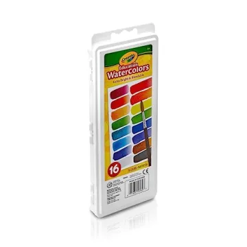 Crayola Watercolor Paint Set 16 Count Vibrant Washable Art Supplies