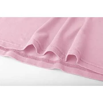 Long Sleeve Crop Tops for Women Workout Basic Clothes for Teen Ladies Fitted Slim Scoop Neck Cute Yoga Shirts (Pink, X-Large)