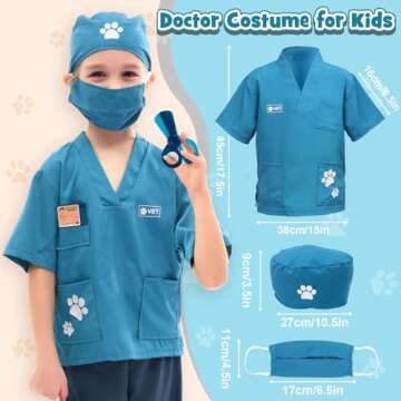 B Bascolor 22Pcs Dog Toys for Kids Vet Doctor Kit,Walking Barking Electronic Interactive Husky Dog Toy,Veterinarian Playset for Kids,Pretend Play Birthday Gift Preschool Toy for Boys Toddlers 3 4 5 6+