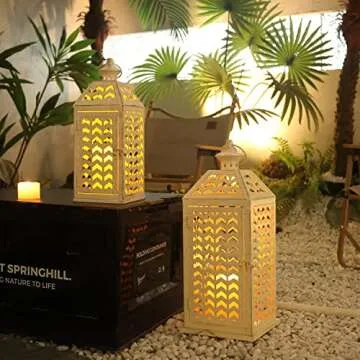 Stylish DECORKEY LED Lanterns for Indoor & Outdoor