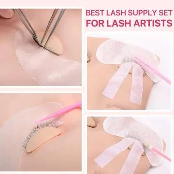 Lash Extension Kit with Mannequin Head and Tools