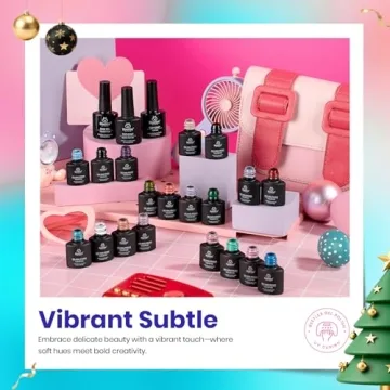 Beetles Gel Nail Polish Set with 20 Vibrant Colors for Every Occasion