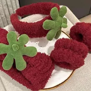Adorable Ivyu Strawberry Headband for Skincare and Makeup