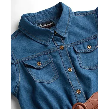 Dollhouse Denim Dress for Girls - Size 10-12