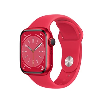 Apple Watch Series 8 (GPS, 41MM) - (Product) RED Model, Renewed Premium