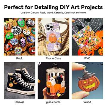 Arrtx 30 Colors Acrylic Paint Pens - Non-Toxic & Vibrant