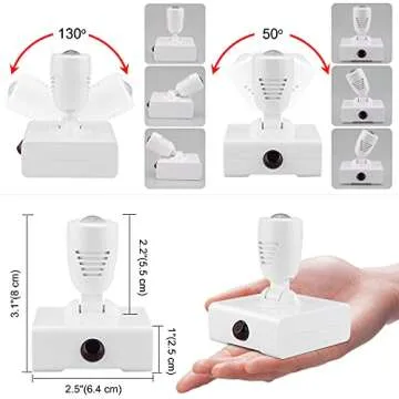 Rechargeable Picture Light with Remote Control & Colors