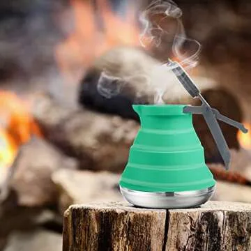 Geiserailie Camping Coffee Pot - Portable Kettle for Outdoors