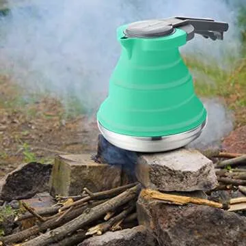 Geiserailie Camping Coffee Pot - Portable Kettle for Outdoors