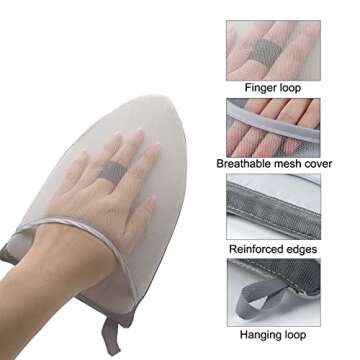 Garment Steamer Ironing Glove for Effortless Clothes Steaming