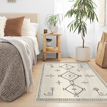 RUGGABLE Damali Washable Rug - Stylish and Easy to Clean
