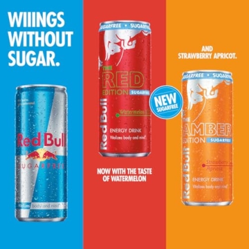 Red Bull Amber Edition Sugar Free - 24 Cans