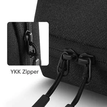 simtoper Electronic Organizer Travel Case Bag for Cables, Switch, SD card, Passport and More – Ultimate Protection & Portability Waterproof (Black)