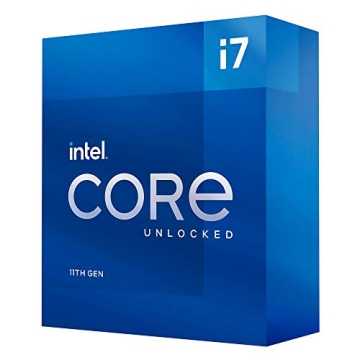 Intel® Core™ i7-11700K Desktop Processor - Unlocked 8 Cores, 5.0 GHz Speed, LGA1200