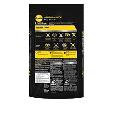 Miracle-Gro Performance Organics All Purpose Container Mix, 6 qt. - Organic, All Natural Plant Soil ...