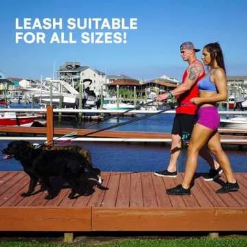 Black Rhino Heavy Duty Dog Leash - Durable and Comfortable