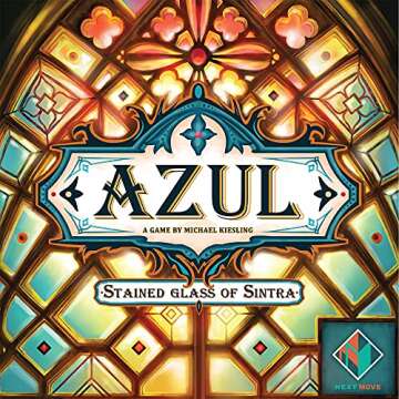 Azul Stained Glass of Sintra Board Game EXPANSION - Craft Colorful Window Panes. Tile-Placement Stra...